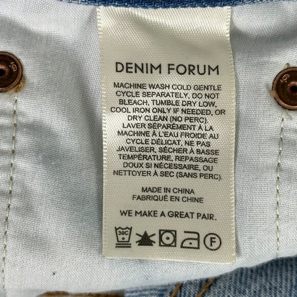 Denim Forum BF High Rise Loose Jeans Light Wash - Picture 13 of 15